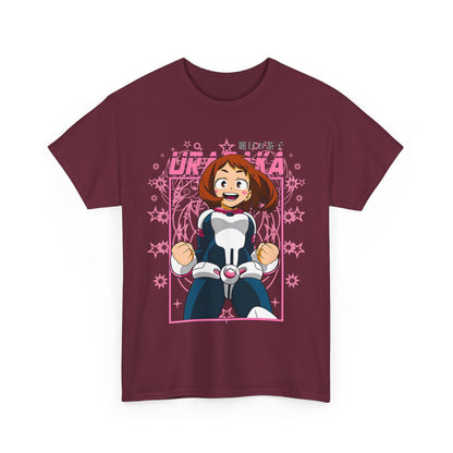 Ochaco Uraraka T-Shirt – 100% Cotton Gildan 5000 | My Hero Academia Anime Tee for Fans