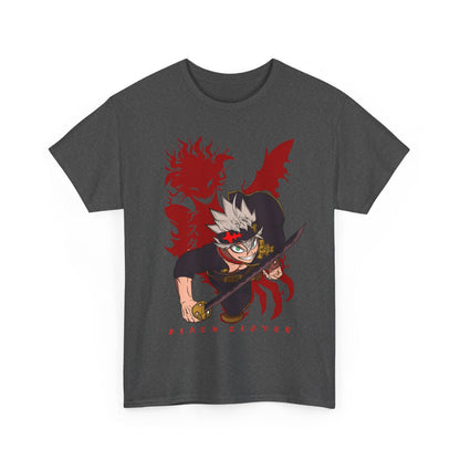 Asta Black Clover T-Shirt – 100% Cotton Anime Tee for Magic Knight Fans