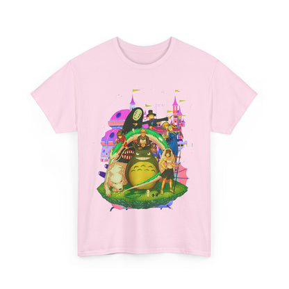 Hayao Miyazaki Characters T-Shirt – 100% Cotton Studio Ghibli Anime Tee