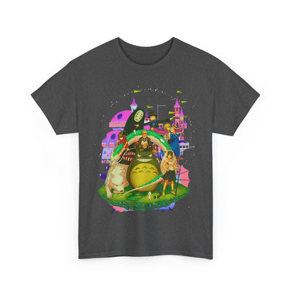 Hayao Miyazaki Characters T-Shirt – 100% Cotton Studio Ghibli Anime Tee