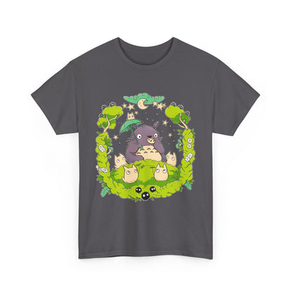 Totoro Forest Magic T-Shirt – 100% Cotton Studio Ghibli Anime Tee Inspired by My Neighbor Totoro
