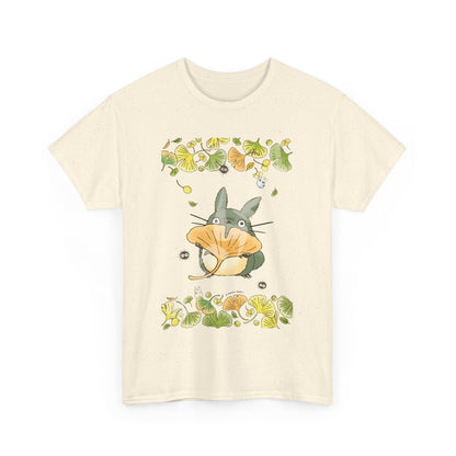 Totoro Flowers Dream T-Shirt – 100% Cotton Gildan 5000 | Studio Ghibli Aesthetic Anime Tee