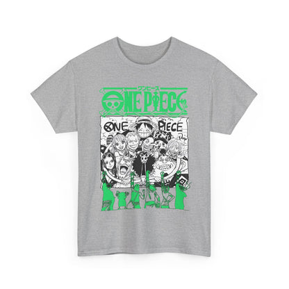 One Piece Characters T-Shirt – 100% Cotton Anime Shirt Featuring Straw Hat Crew