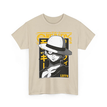 Luffy One Piece T-Shirt – 100% Cotton Anime Tee for Fans of the Future Pirate King