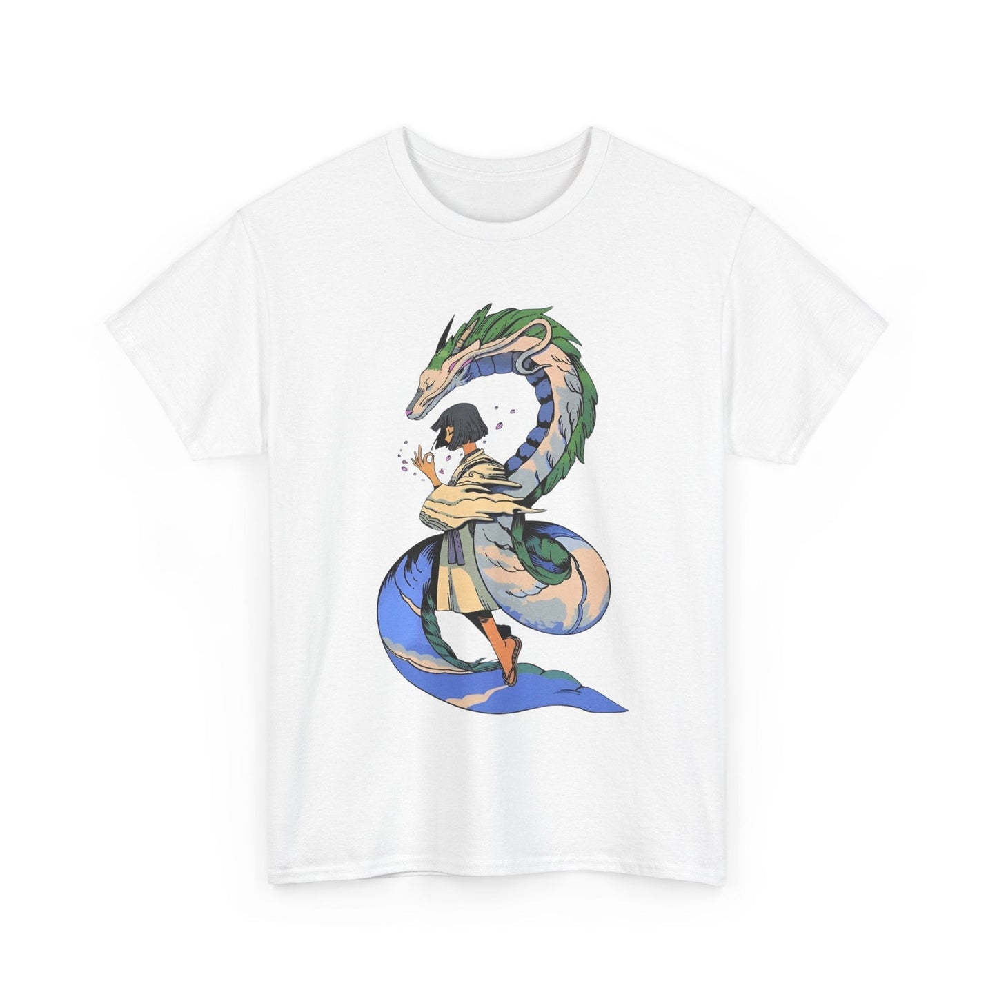 Haku Spirited Away T-Shirt – 100% Cotton Anime Tee for Studio Ghibli Fans