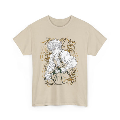 Sanemi Shinazugawa Demon Slayer T-Shirt – 100% Cotton Anime Tee for Demon Slayer Fans