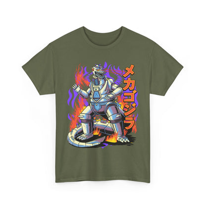 Mechagodzilla Kaiju T-Shirt – 100% Cotton Monster Battle Tee | Epic Japanese Sci-Fi Apparel