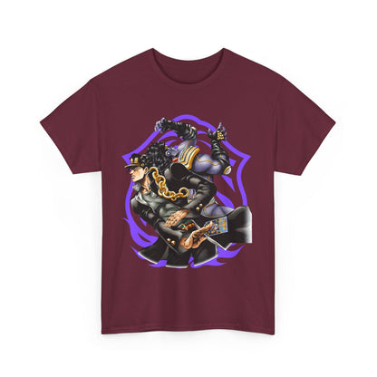 Jotaro Kujo T-Shirt – 100% Cotton JoJo's Bizarre Adventure Anime Tee for Fans