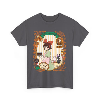 Kiki Happy Studio Ghibli T-Shirt – 100% Cotton Kiki’s Delivery Service Tee for Anime Fans