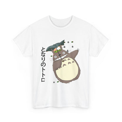 Totoro Funny Face T-Shirt – 100% Cotton Cute Anime Shirt for Studio Ghibli Fans