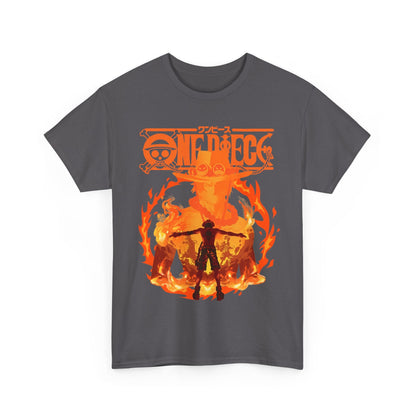 Portgas D. Ace T-Shirt 100% Cotton – One Piece Anime Shirt for Fans