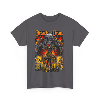 Eren Jaeger T-Shirt – 100% Cotton Attack on Titan Anime Tee