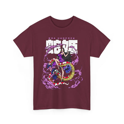 Boa Hancock T-Shirt – 100% Cotton One Piece Anime Tee for Fans