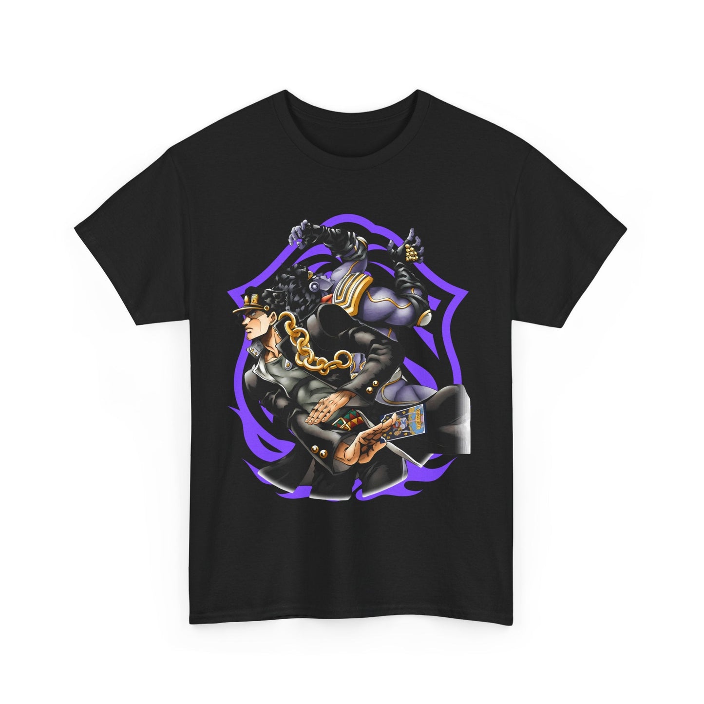 Jotaro Kujo T-Shirt – 100% Cotton JoJo's Bizarre Adventure Anime Tee for Fans