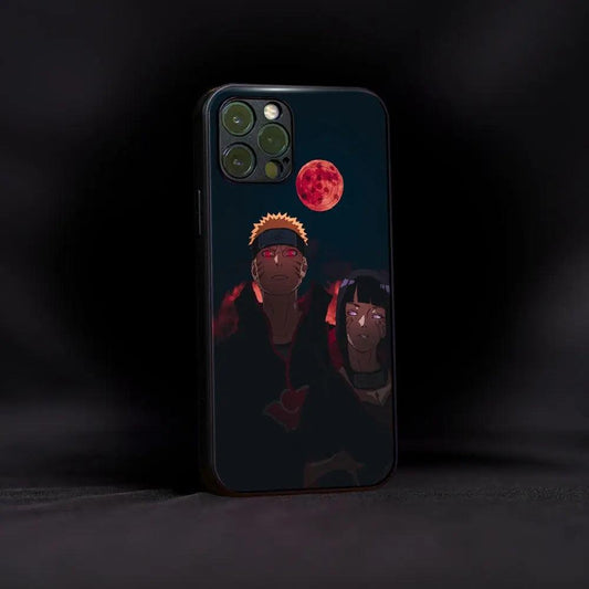 Akatsuki NaruHina Anime Glass Case