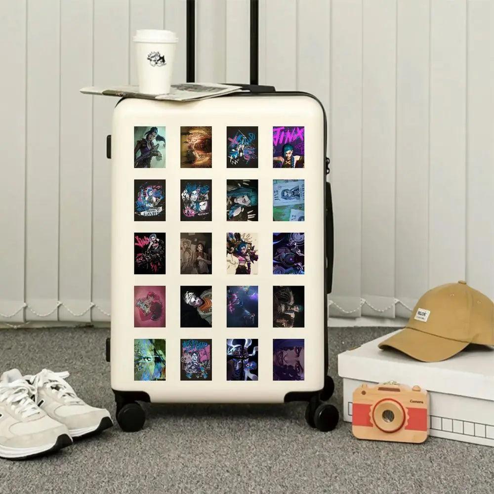 Battle of the Two Cities Jinx blasts Piltover LOL peripheral decoration stickers