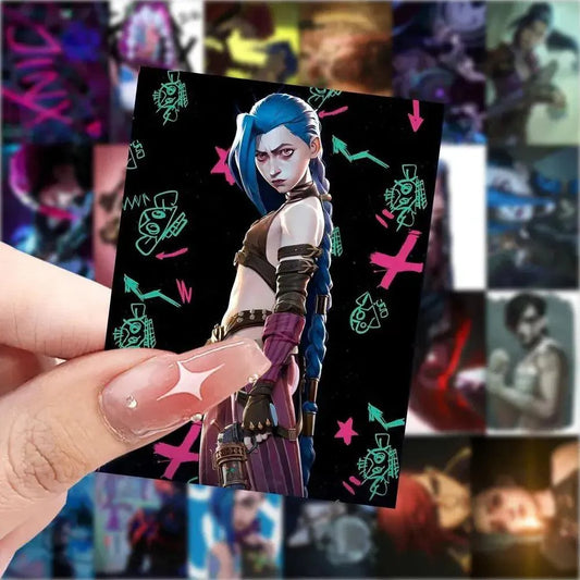 Battle of the Two Cities Jinx blasts Piltover LOL peripheral decoration stickers