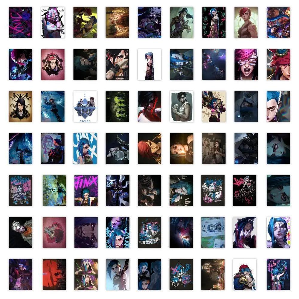 Battle of the Two Cities Jinx blasts Piltover LOL peripheral decoration stickers