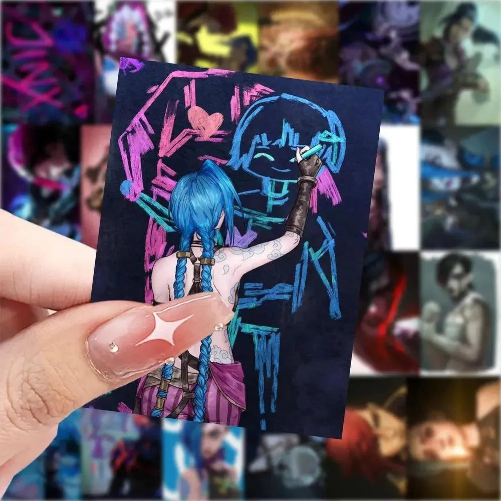 Battle of the Two Cities Jinx blasts Piltover LOL peripheral decoration stickers