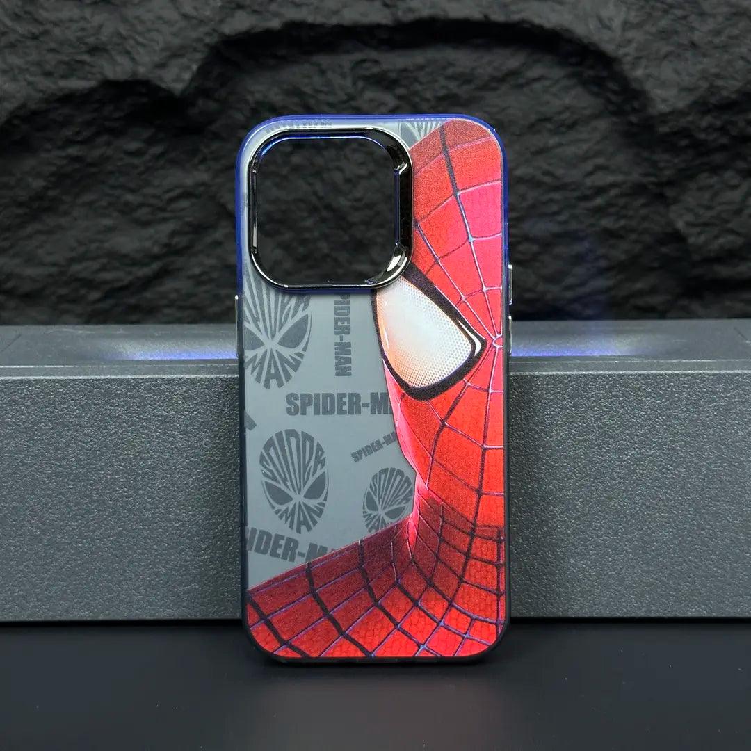 Bronzing Marvel Spider-Man Iron Man Phone Case Marvel20