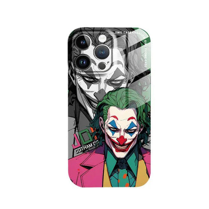Bronzing Marvel Spider-Man Iron Man Phone Case