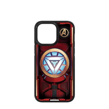 Bronzing Marvel Spider-Man Iron Man Phone Case Marvel17