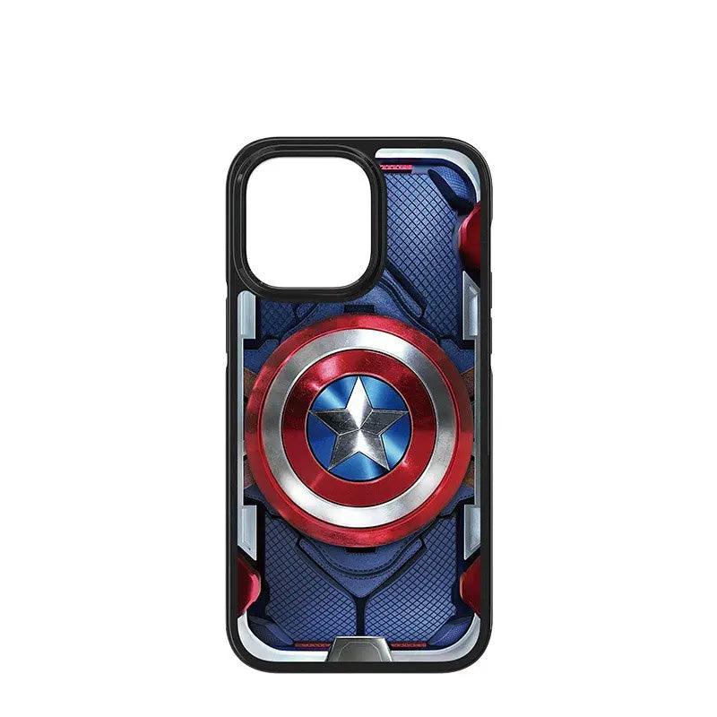 Bronzing Marvel Spider-Man Iron Man Phone Case Marvel15