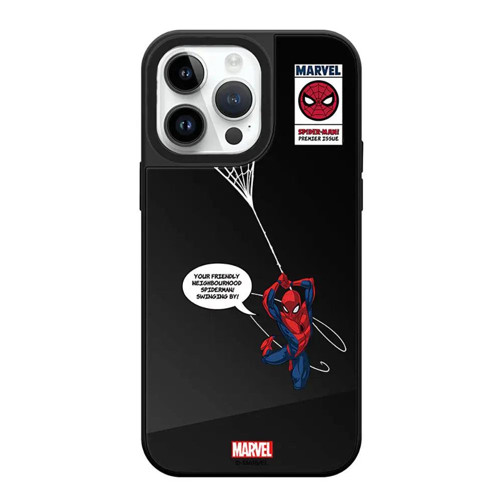 Bronzing Marvel Spider-Man Iron Man Phone Case Marvel2