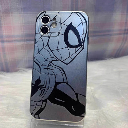 Bronzing Marvel Spider-Man Iron Man Phone Case Marvel9