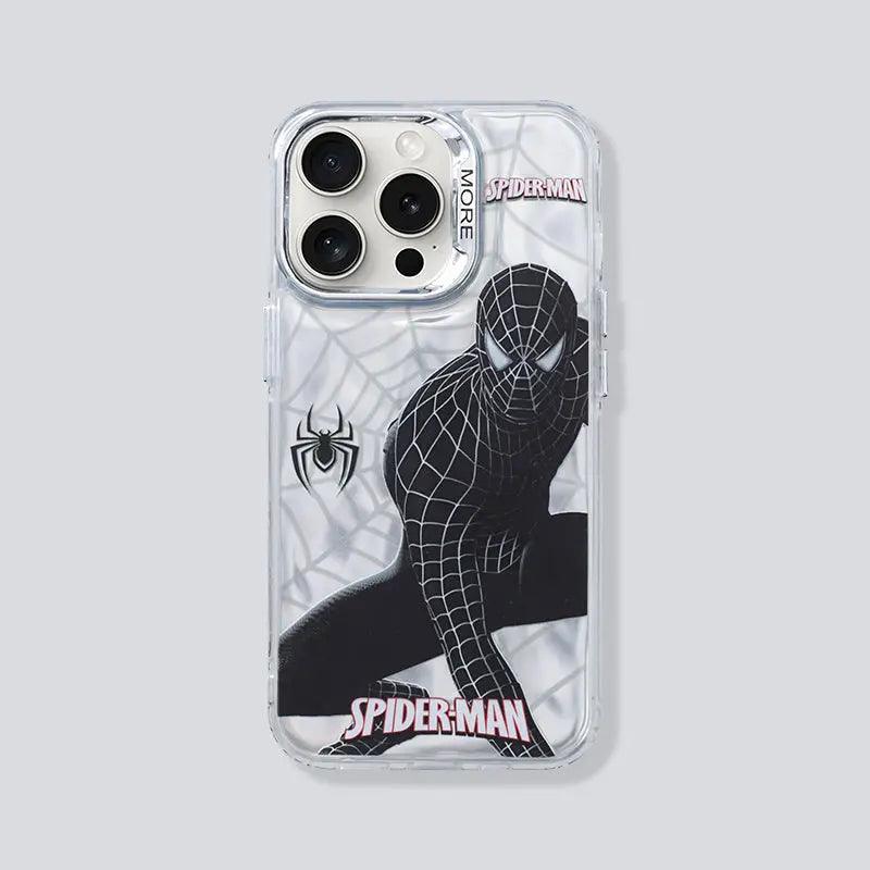 Bronzing Marvel Spider-Man Iron Man Phone Case Marvel5