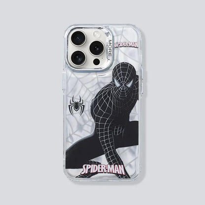 Bronzing Marvel Spider-Man Iron Man Phone Case Marvel5