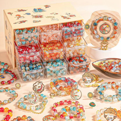 Girls Christmas Gift DIY Jewelry Set Dunhuang Set - 4 Colors 200pcs