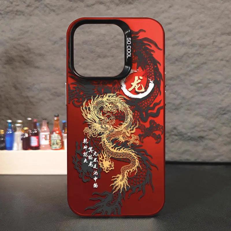 Illusory Color Chinese Dragon Cover Phone Case Illusory4