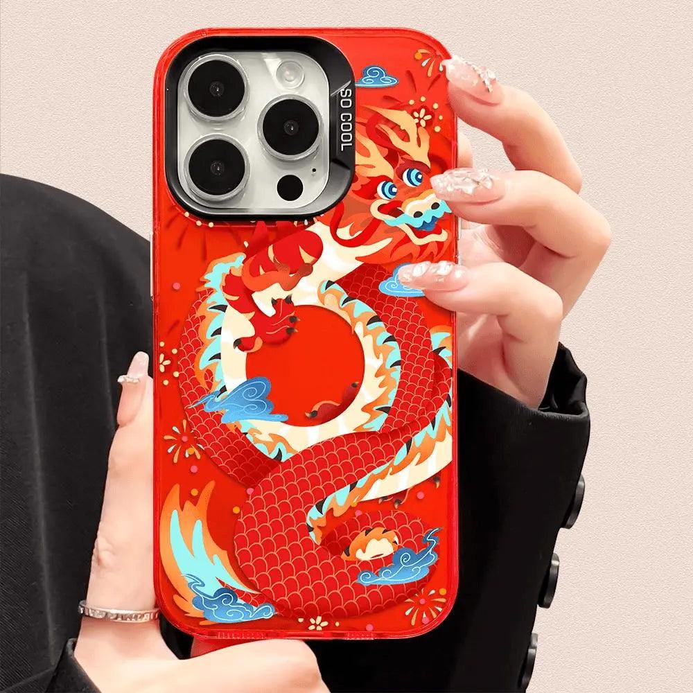 Illusory Color Chinese Dragon Cover Phone Case Illusory8