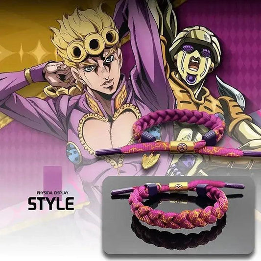 JOJO's Bizarre Adventure Giorno Giovanna Braided Bracelet
