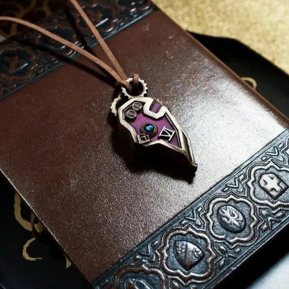 LOL <War of Two Cities 2> Caitlyn and Vi's Heart Magnetic Pendant Necklace Vi's Necklace