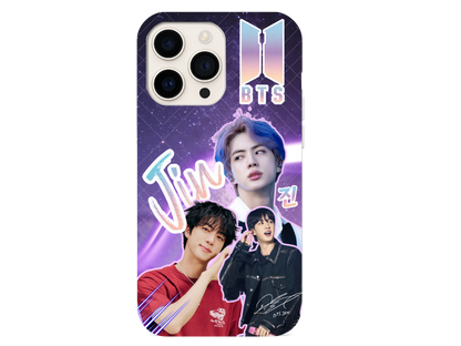BTS Jin iPhone Case – Purple Galaxy K‑Pop Phone Cover for ARMY