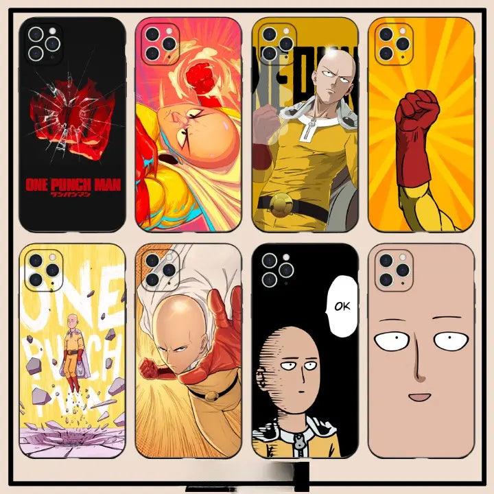 One Punch Man Anime Matte Protective Phone Cases