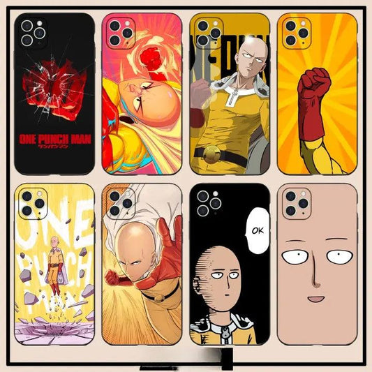One Punch Man Anime Matte Protective Phone Cases