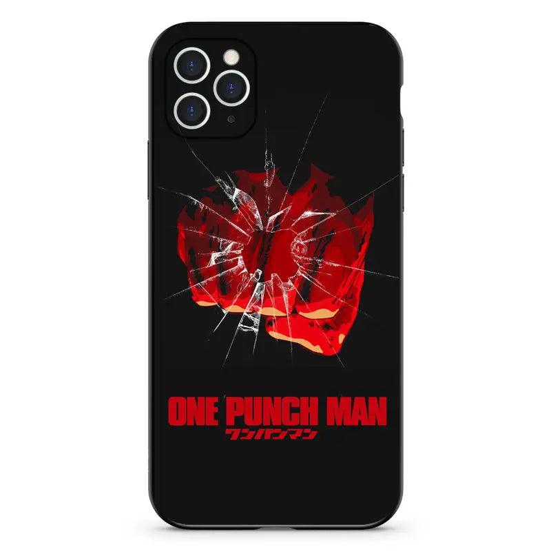 One Punch Man Anime Matte Protective Phone Cases Punch13