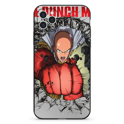 One Punch Man Anime Matte Protective Phone Cases Punch4