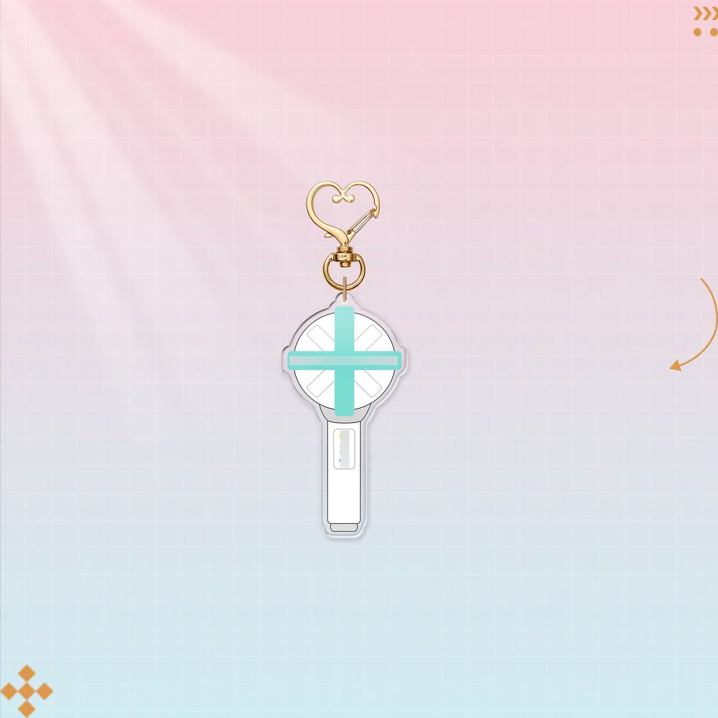 K-pop group support keychains