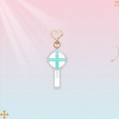 K-pop group support keychains