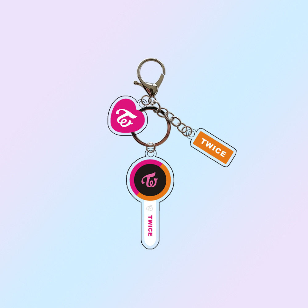 K-pop group support keychains