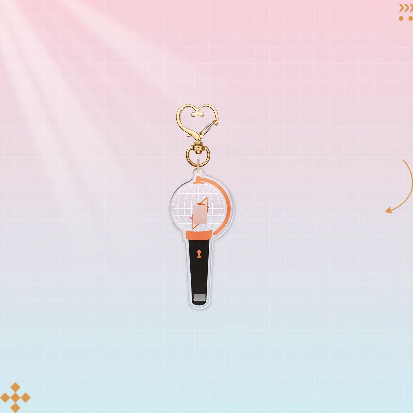 K-pop group support keychains