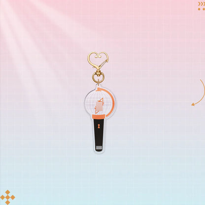 K-pop group support keychains