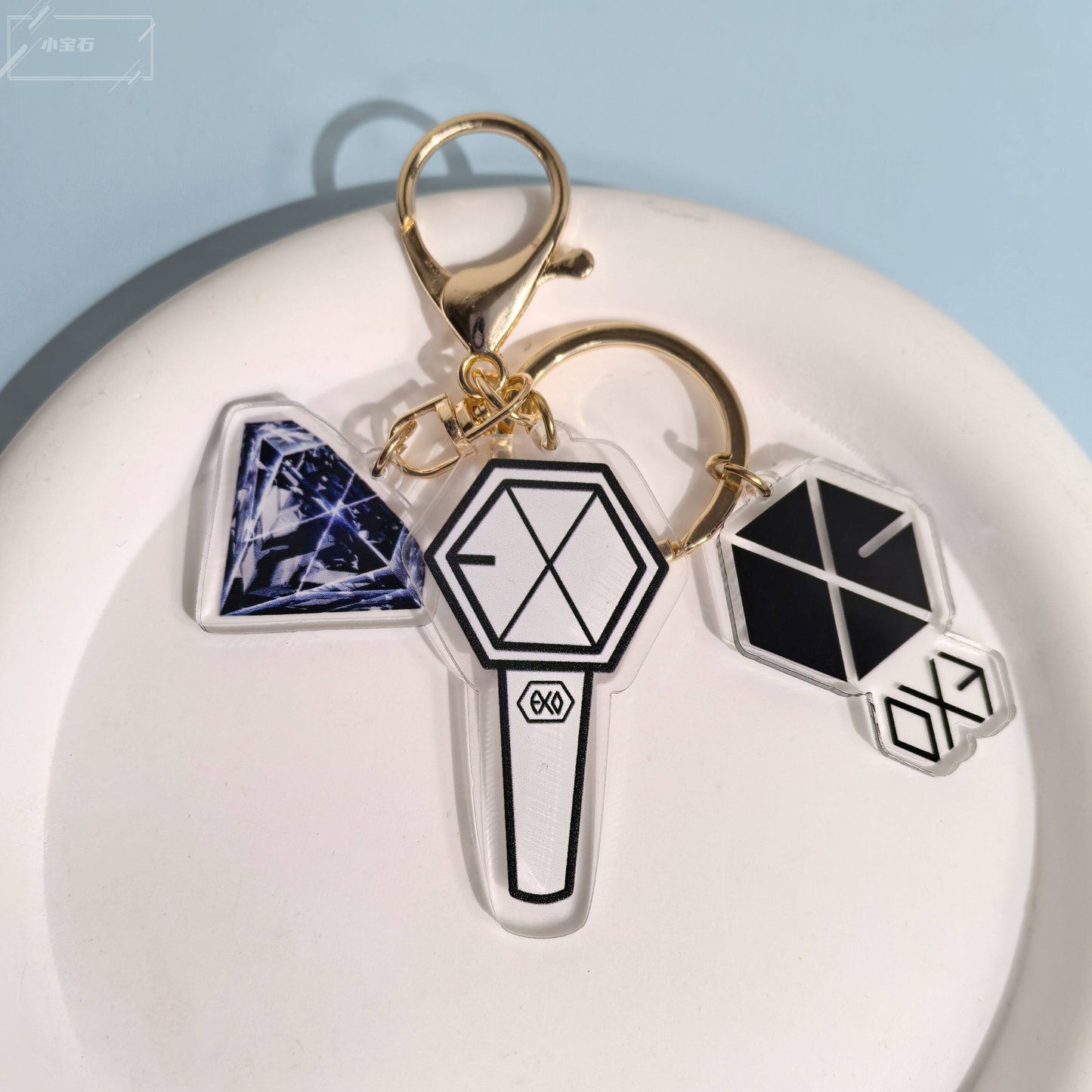 BTS, Blackpink, EXO, Twice keychains