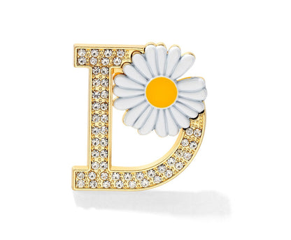 G-Dragon's same style diamond-encrusted daisy brooch