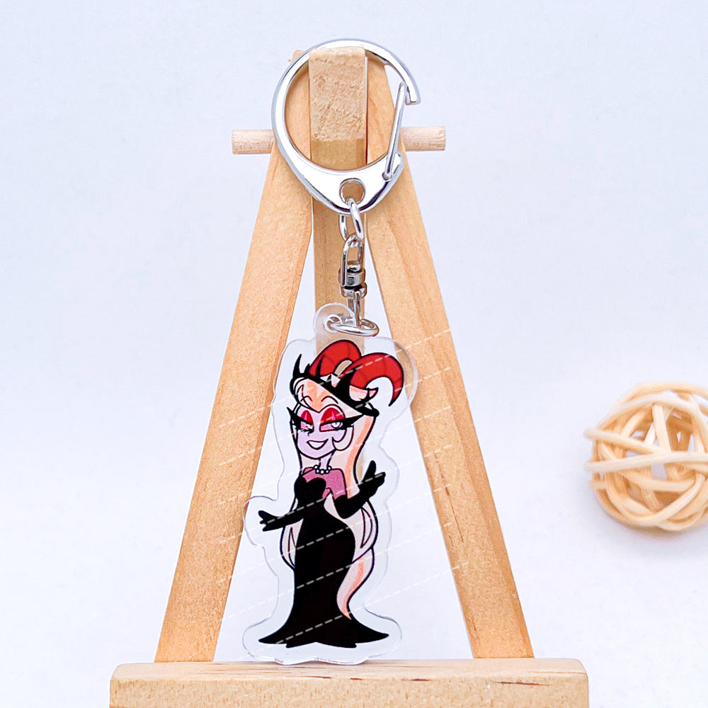 Hazbin Hotel Keychain Hell6