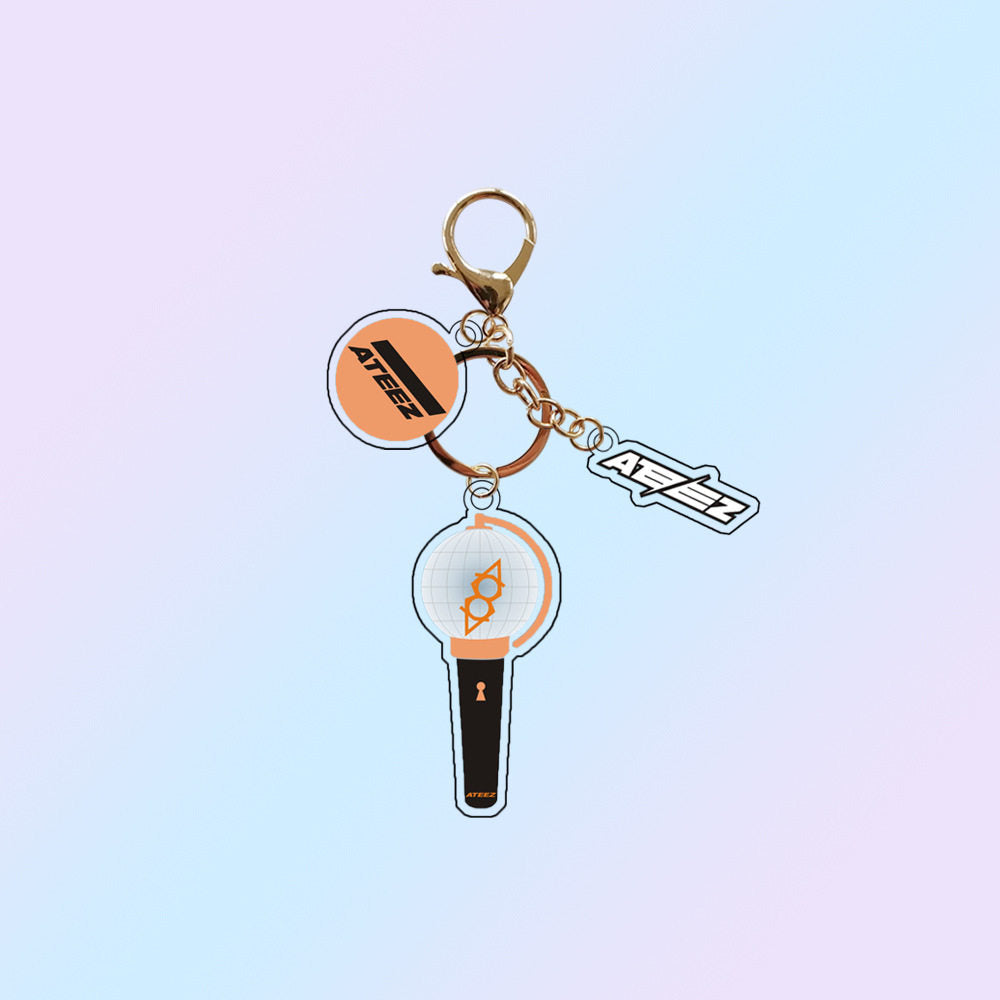 K-pop group support keychains